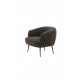 FOTEL DERRY CIEMNOSZARY BOUCLE