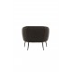 FOTEL DERRY CIEMNOSZARY BOUCLE