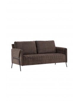 Sofa dwuosobowa Indigo brązowa 165cm