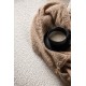 Sofa Kelso okrągła biała boucle