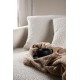 Sofa Kelso okrągła biała boucle