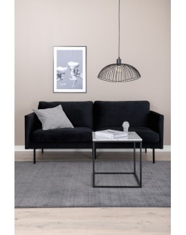 Sofa dwuosobowa Zoom czarna 180cm