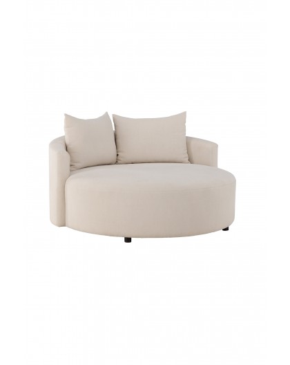 Sofa Kelso okrągła 150cm beżowa