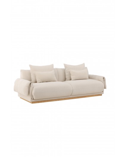Sofa trzyosobowa Mollosund beżowa 237cm