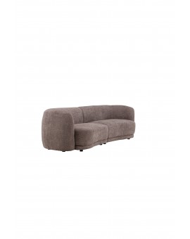 Sofa trzyosobowa Cielo brązowa boucle 268cm
