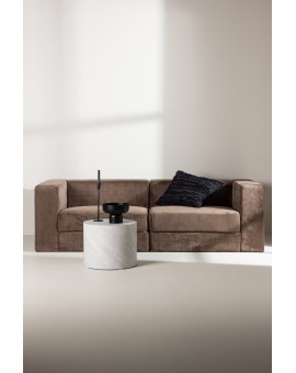 Sofa trzyosobowa Lumi Brązowa 238cm