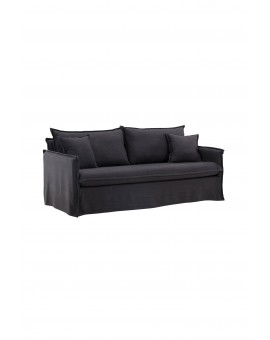 Sofa trzyosobowa Nova Czarna 200cm