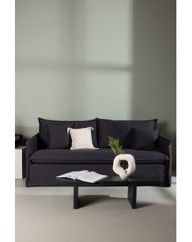 Sofa trzyosobowa Nova Czarna 200cm