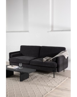 Sofa trzyosobowa Antibes ciemnoszara 209,5cm