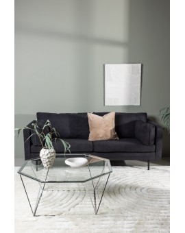 Sofa trzyosobowa Boom Czarna 203cm