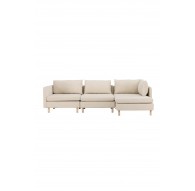 narożnik Zero beżowy prawostronny 277cm