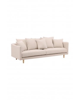 Sofa trzyosobowa Segelskaren beżowa 240cm