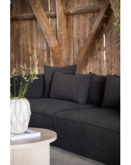 Sofa trzyosobowa Gillholmen Czarna Boucle 284cm