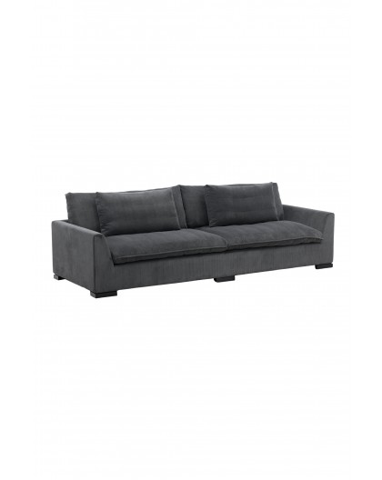 Sofa trzyosobowa Durham ciemnoszara 270cm