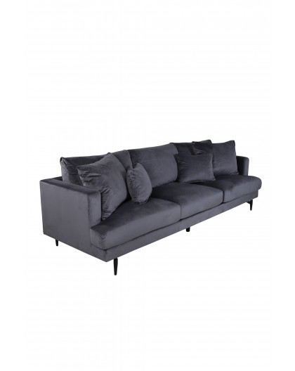 Sofa trzyosobowa Sofia Ciemnoszara 260cm