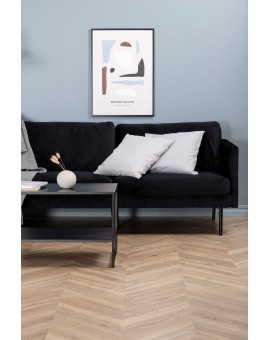 Sofa trzyosobowa Zoom czarna 260cm