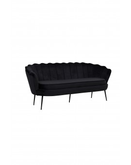 Sofa trzyosobowa Calais czarna 180cm