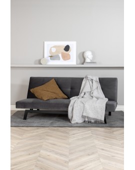 Sofa rozkładana Bodil ciemnoszara 180cm
