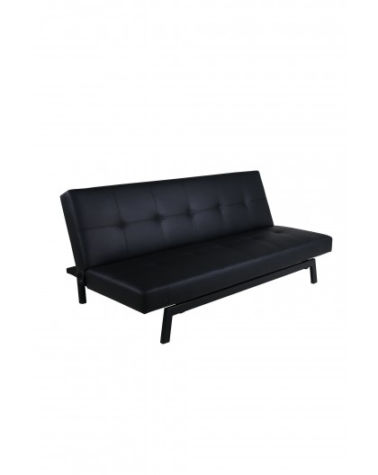 Sofa rozkładana Bodil czarna 180cm