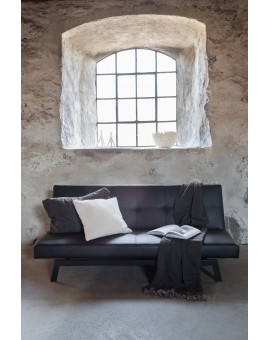 Sofa rozkładana Bodil czarna 180cm