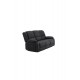 Sofa rozkładana Singapore trzyosobowa Czarna 218cm