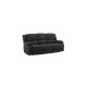 Sofa rozkładana Singapore trzyosobowa Czarna 218cm