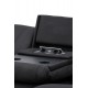 Sofa rozkładana Singapore trzyosobowa Czarna 218cm