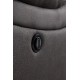 Sofa rozkładana Singapore trzyosobowa Czarna 218cm