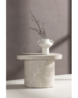 STOLIK BÅSTAD JASNOSZARY 30X50CM BETON