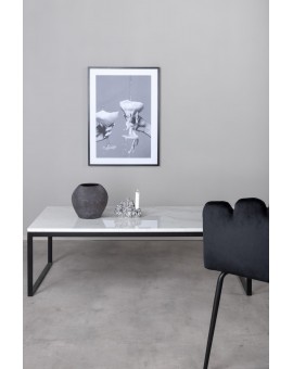 stolik kawowy Estelle biały marmur 120x60cm