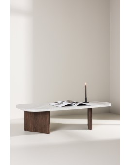 STOLIK KAWOWY GR&Ouml;NVIK BETON 130X65CM