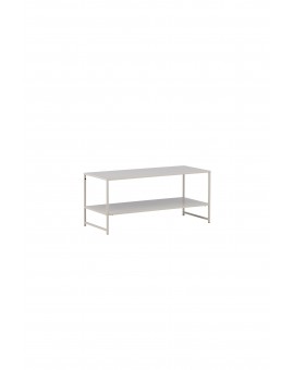 STOLIK KAWOWY STAAL 102X43CM BEŻOWY