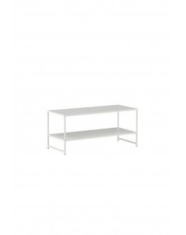 STOLIK KAWOWY STAAL BIAŁY 102X43CM