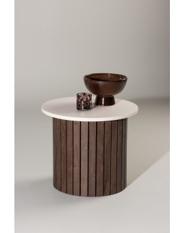 STOLIK KAWOWY VISINGSÖ BEŻ 52CM