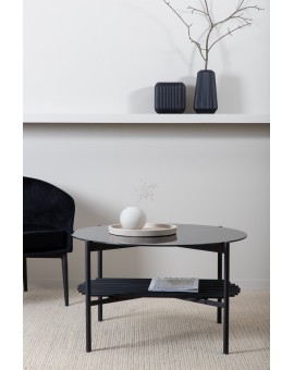 STOLIK KAWOWY VON STAF CZARNY 80CM