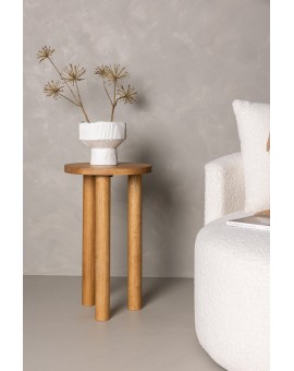STOLIK POMOCNICZY DUXBURY BRĄZOWY 35CM