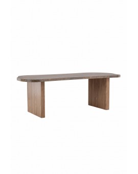  STÓŁ DO JADALNI ELEONORA 100X230 CM BRĄZOWY