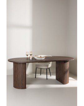 ST&Oacute;Ł DO JADALNI H&Auml;R&Ouml;N 90X200 CM BRĄZOWY