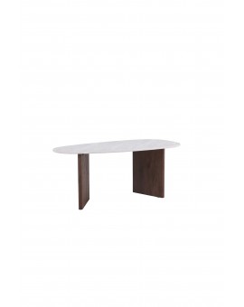 STÓŁ DO JADALNI GRÖNVIK 180X75CM MOCCA JASNOSZARY BETON