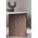 STÓŁ DO JADALNI GRÖNVIK 180X75CM MOCCA JASNOSZARY BETON