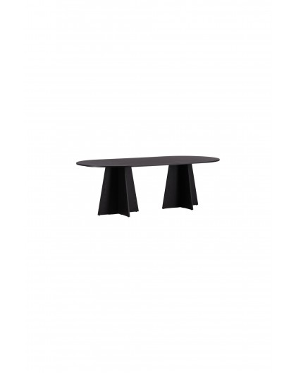 Stół do jadalni Bootcut Oval 230x115cm czarny