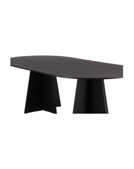 Stół do jadalni Bootcut Oval 230x115cm czarny