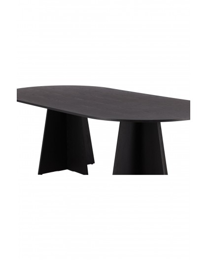 Stół do jadalni Bootcut Oval 230x115cm czarny
