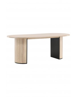 STÓŁ DO JADALNI BIANCA OVAL 200X90CM BIAŁY