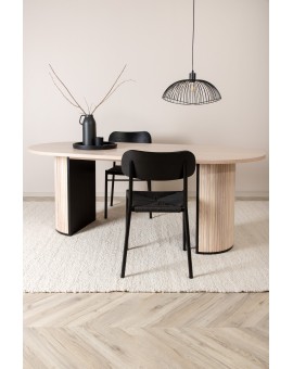 STÓŁ DO JADALNI BIANCA OVAL 200X90CM BIAŁY