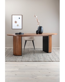 STÓŁ DO JADALNI BIANCA OVAL 200X90CM ORZECH