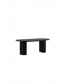 STÓŁ DO JADALNI BIANCA OVAL 200X90CM CZARNY