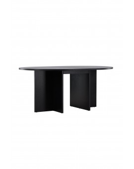STÓŁ DO JADALNI STRADA ROZKŁADANY 120-170X120CM CZARNY