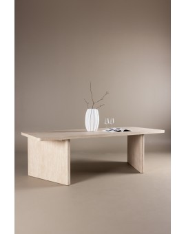 STÓŁ DO JADALNI SKAGEN 100X240CM KAMIEŃ