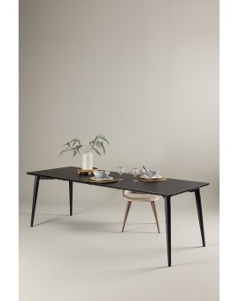STÓŁ DO JADALNI ELLIS 85X230 CM CZARNY